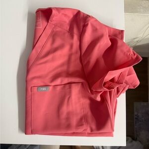 Figs Catarina Scrub Top Pink